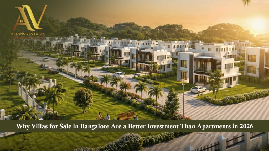 Why Villas for Sale in Bangalore Are a Better Investment Than Apartments in 2026